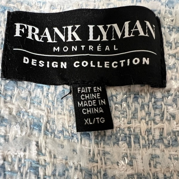 FRANK LYMAN Montreal Design Collection Women's Knit Jacket Suit Blazer XL - Picture 2 of 3